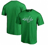 Men's Washington Capitals Fanatics Branded St. Patrick's Day White Logo T-Shirt Kelly Green FengYun,baseball caps,new era cap wholesale,wholesale hats